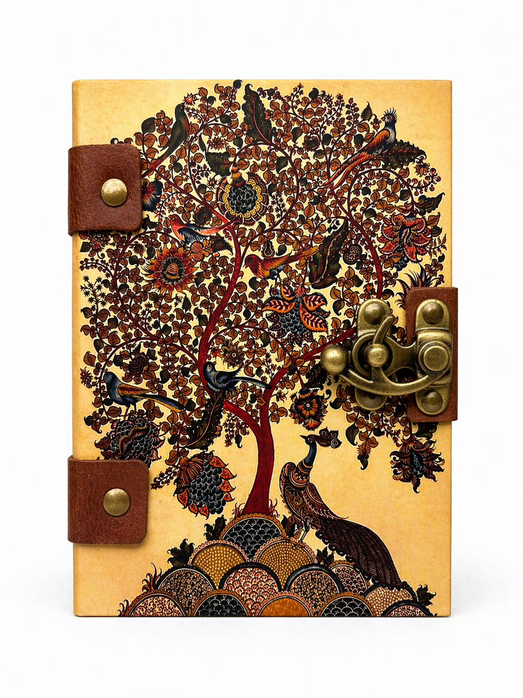 PINN KALAMKARI LEATHER PRINTED L NBK