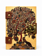 PINN KALAMKARI LEATHER PRINTED L NBK