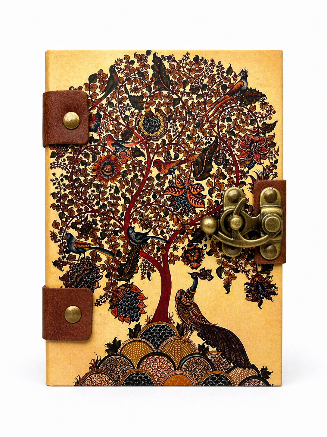 PINN KALAMKARI LEATHER PRINTED L NBK