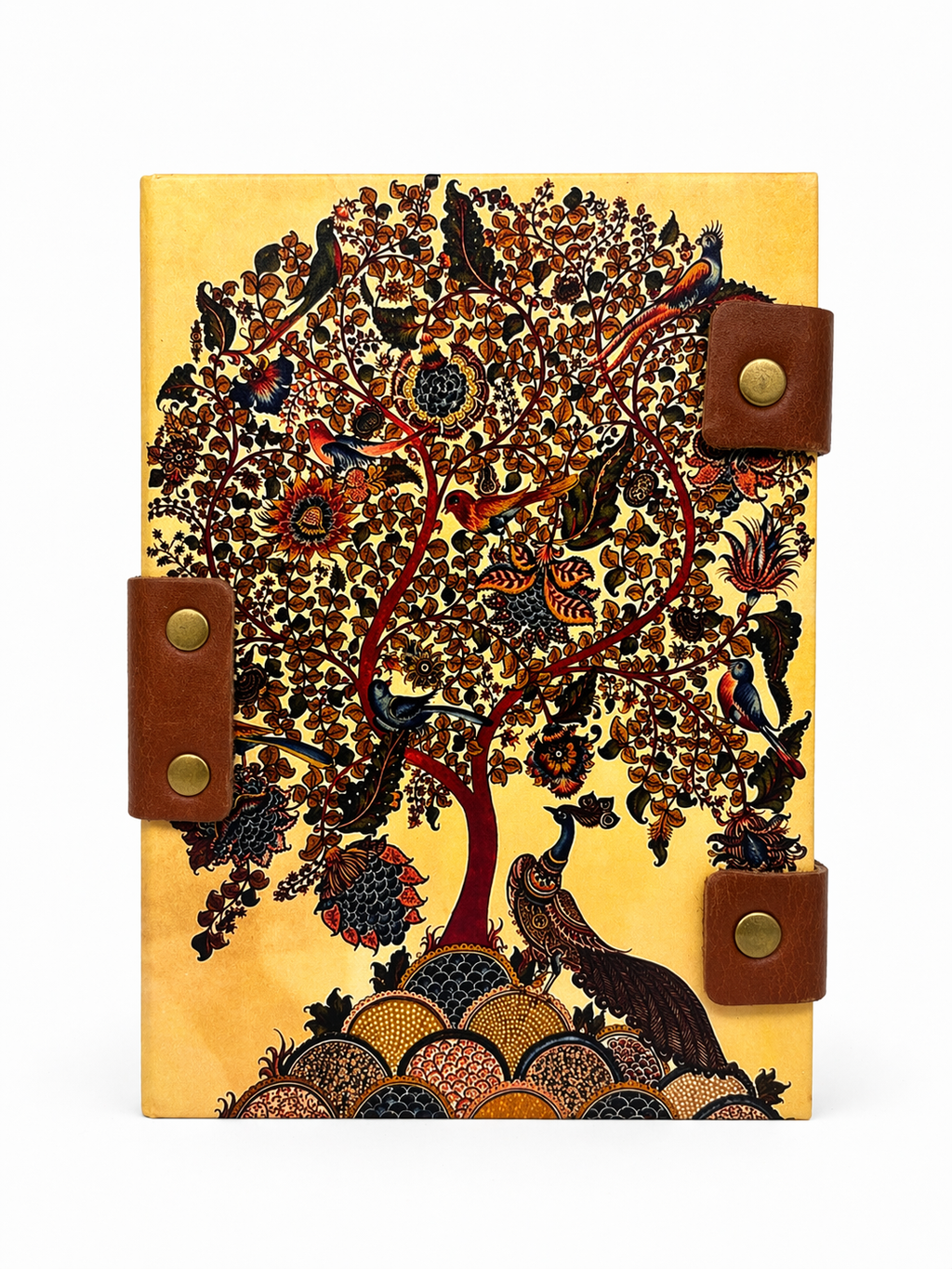PINN KALAMKARI LEATHER PRINTED L NBK