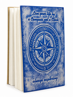 Blue Compass Leather Journal