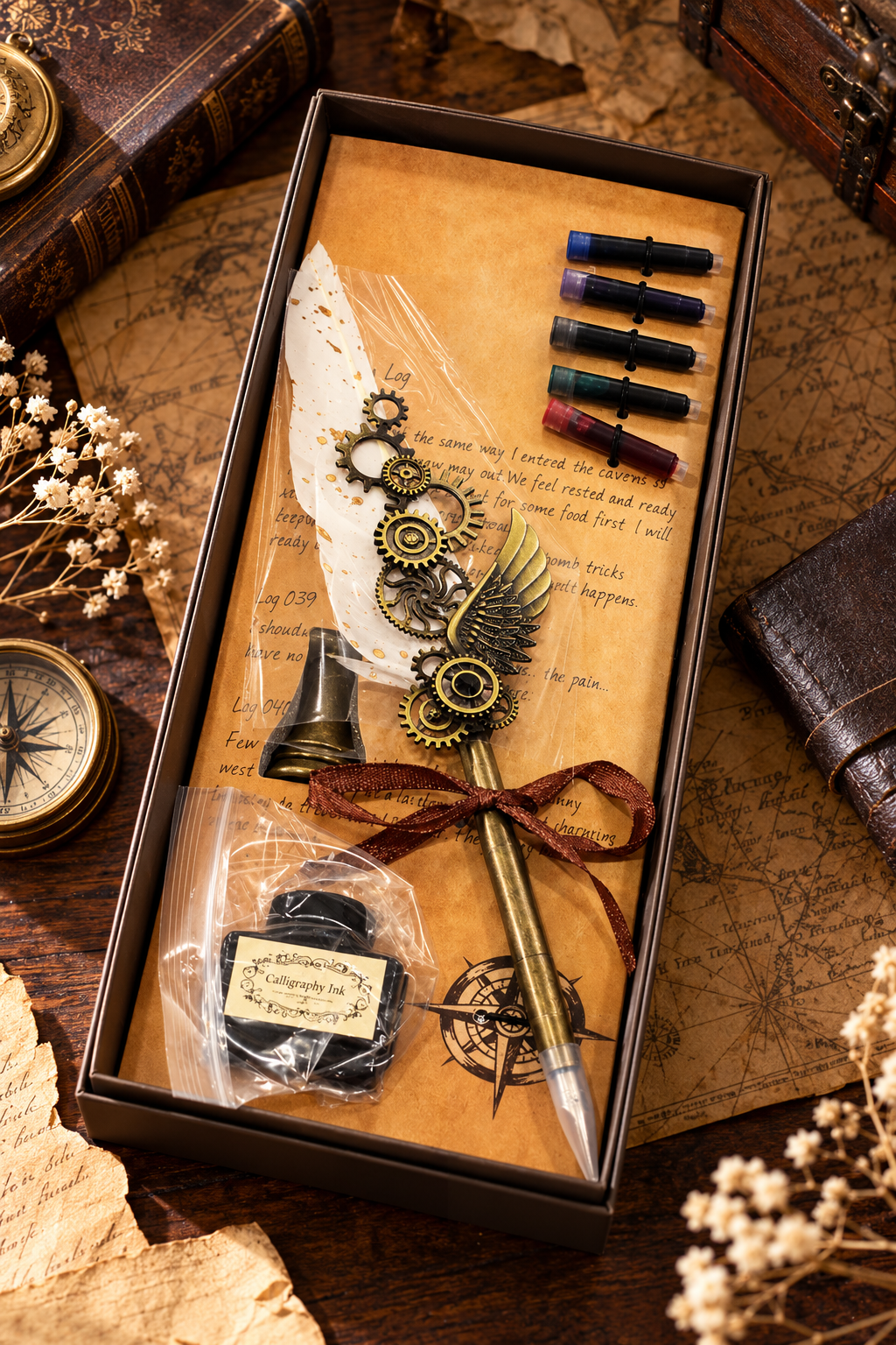 Antique Traditional Pen & Ink Collection